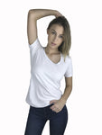 Womens Bamboo Short Sleeve Loose Fit T-Shirt